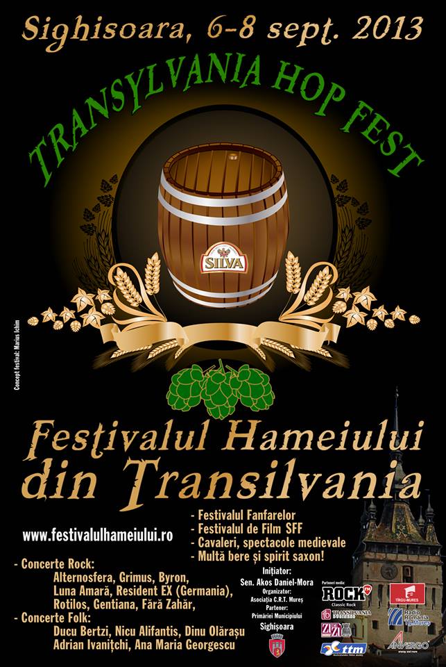 Festivalul hameiului 2013 sighisoara afis oficial