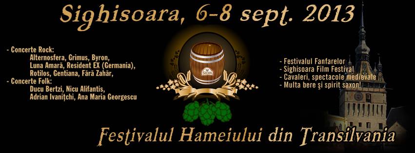 Festivalul hameiului 2013 sighisoara afis